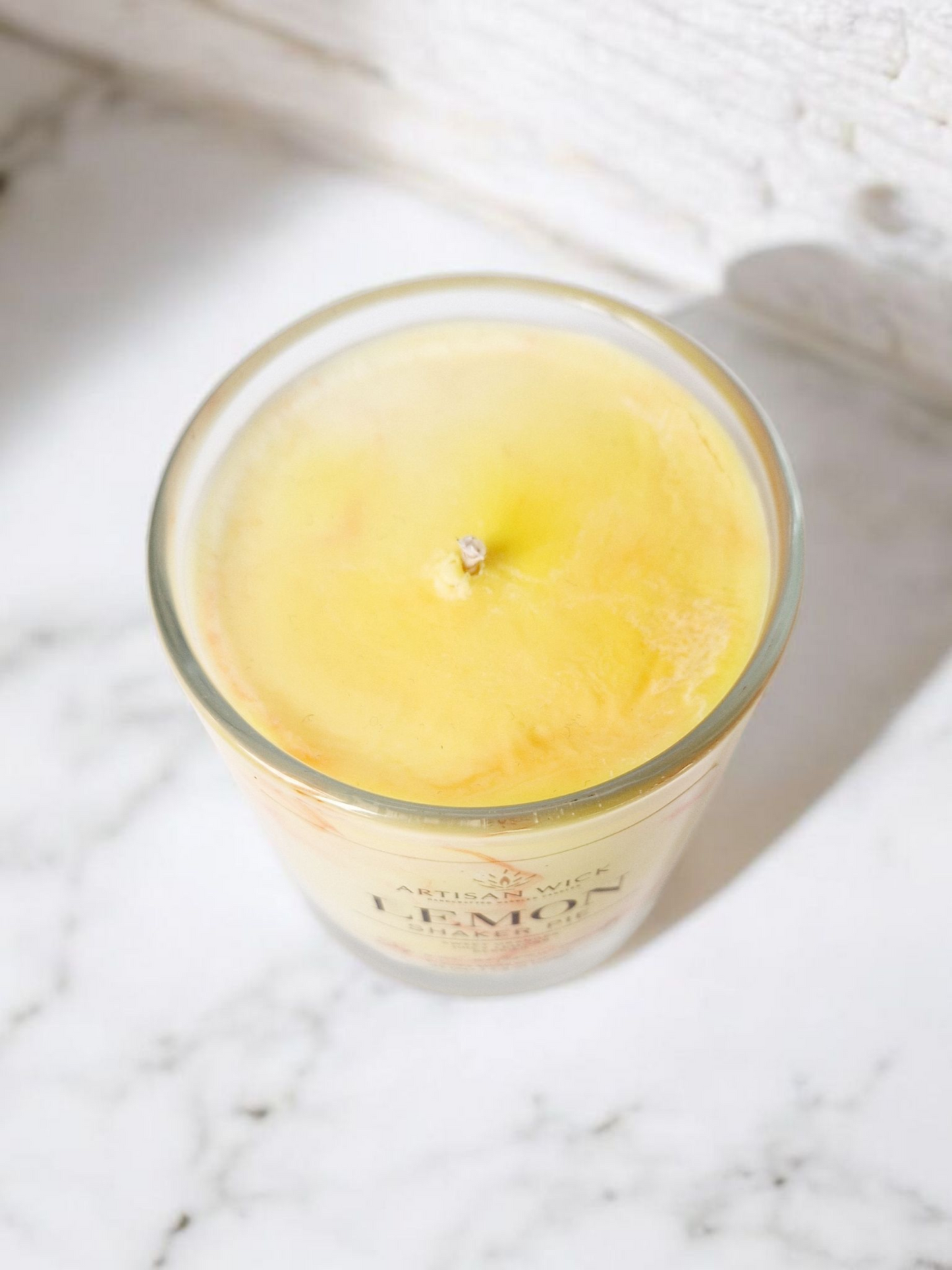 Lemon Shaker Pie Signature Marbled Soy Candle