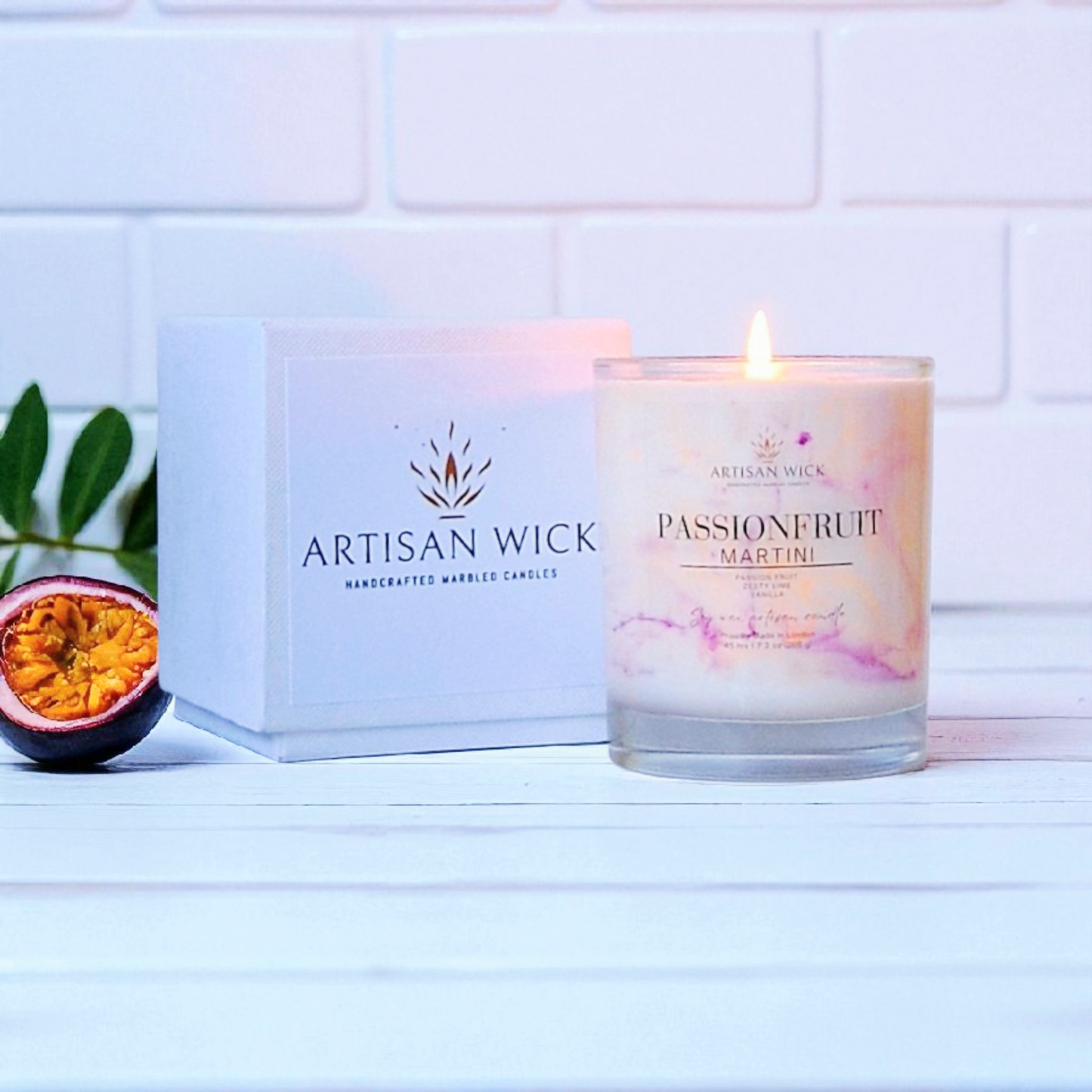 Passionfruit Martini Signature Marbled Soy Candle
