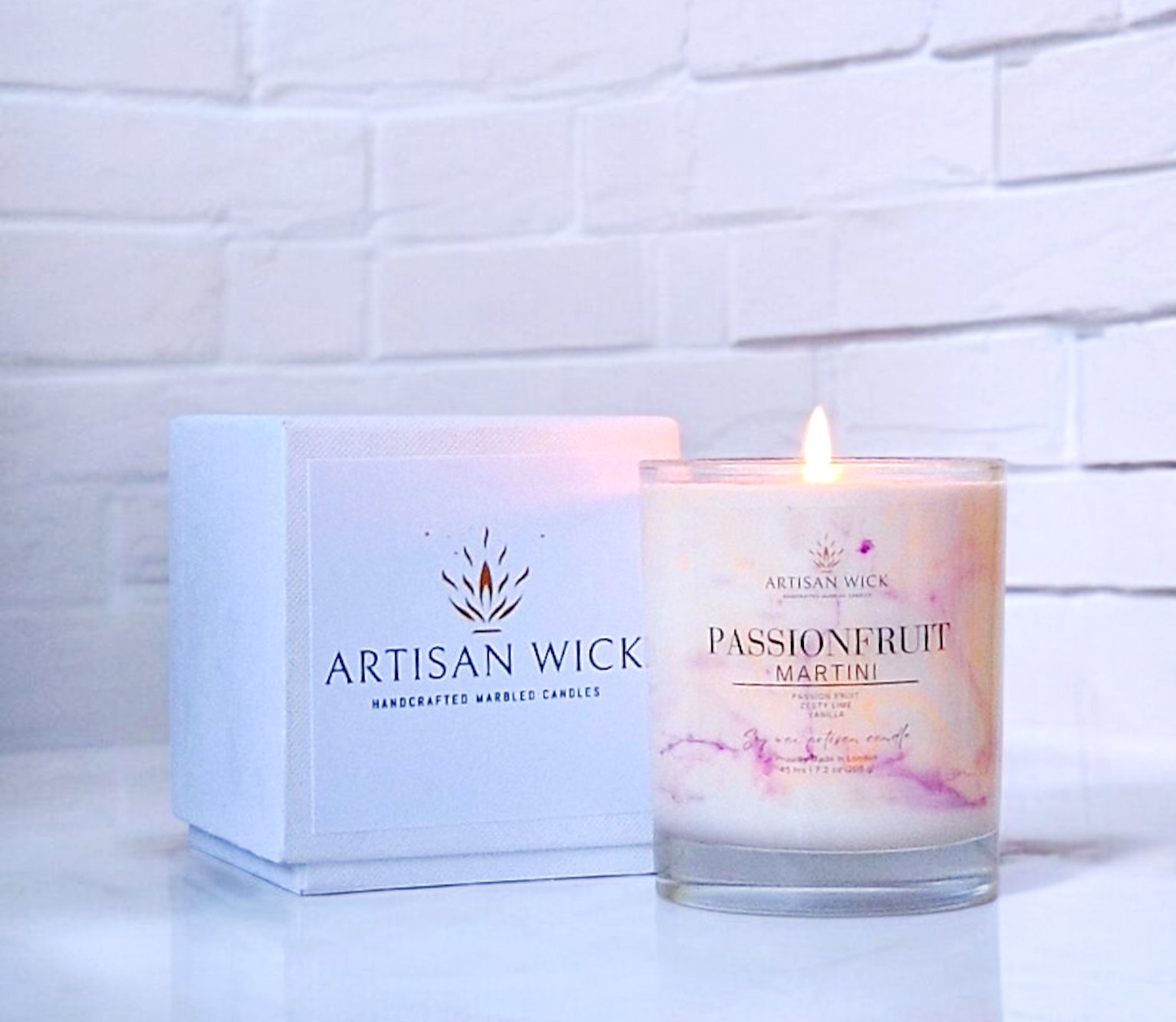 Passionfruit Martini Signature Marbled Soy Candle