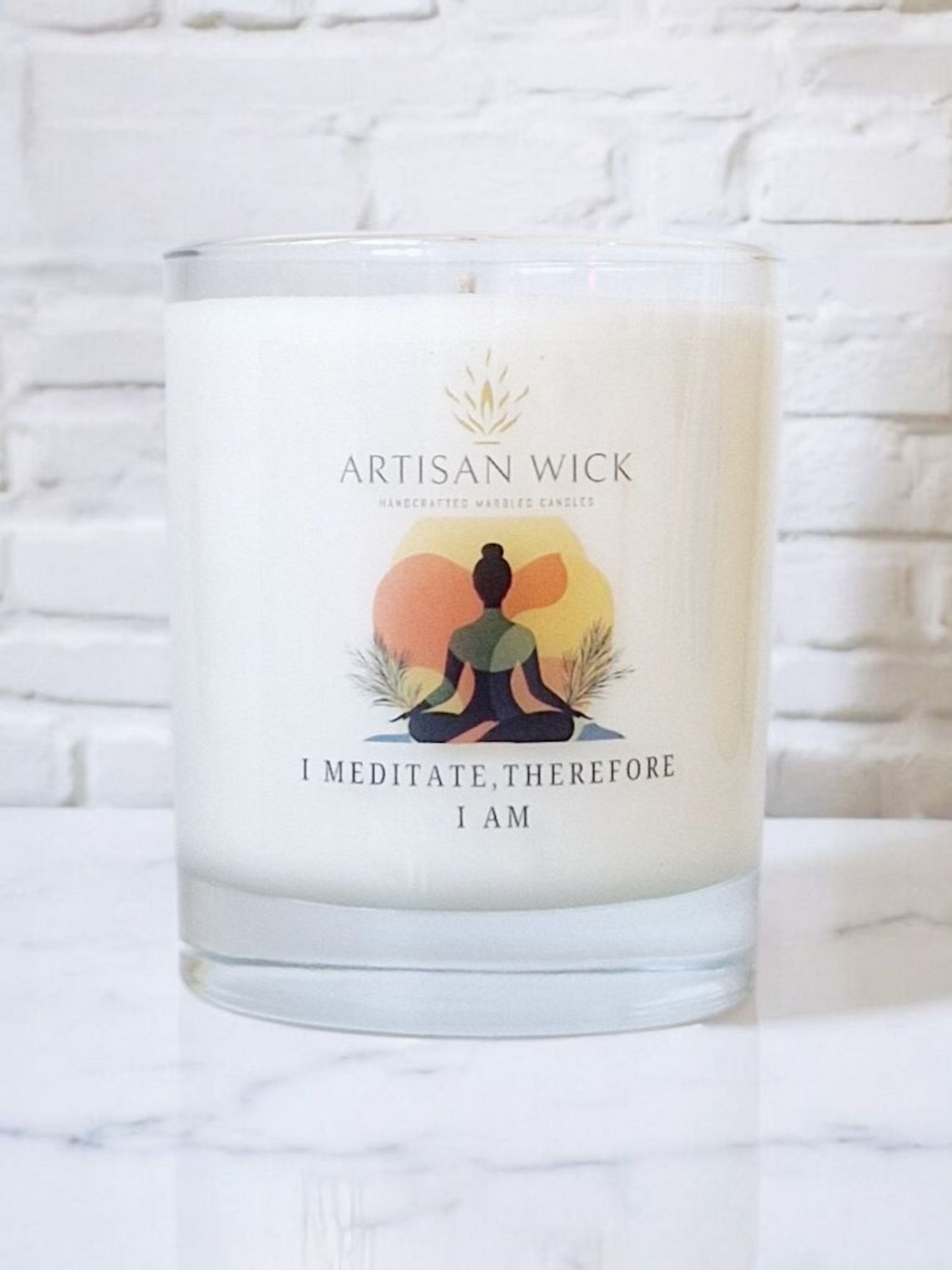 Sage, Sea Salt & Bergamot Scented Meditation Candle