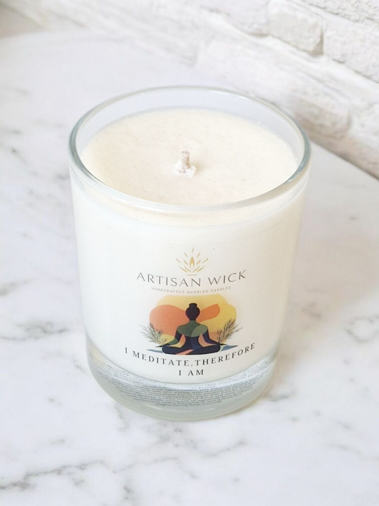 Sage, Sea Salt & Bergamot Scented Meditation Candle
