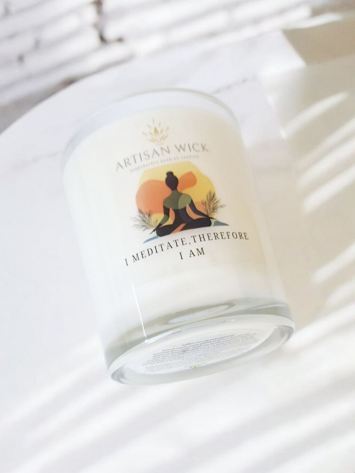 Sage, Sea Salt & Bergamot Scented Meditation Candle