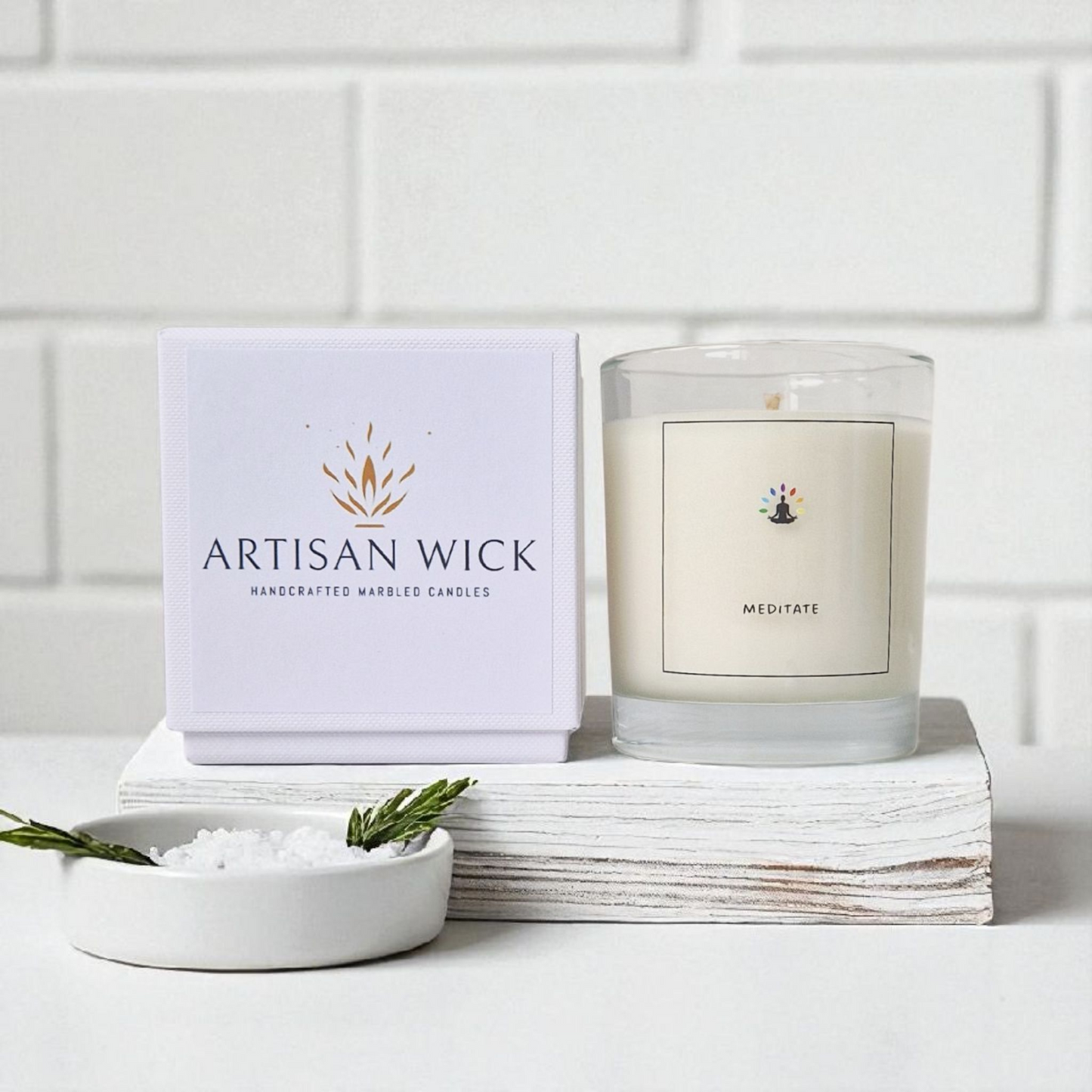 Woodsage And Seasalt Meditation Soy Candle