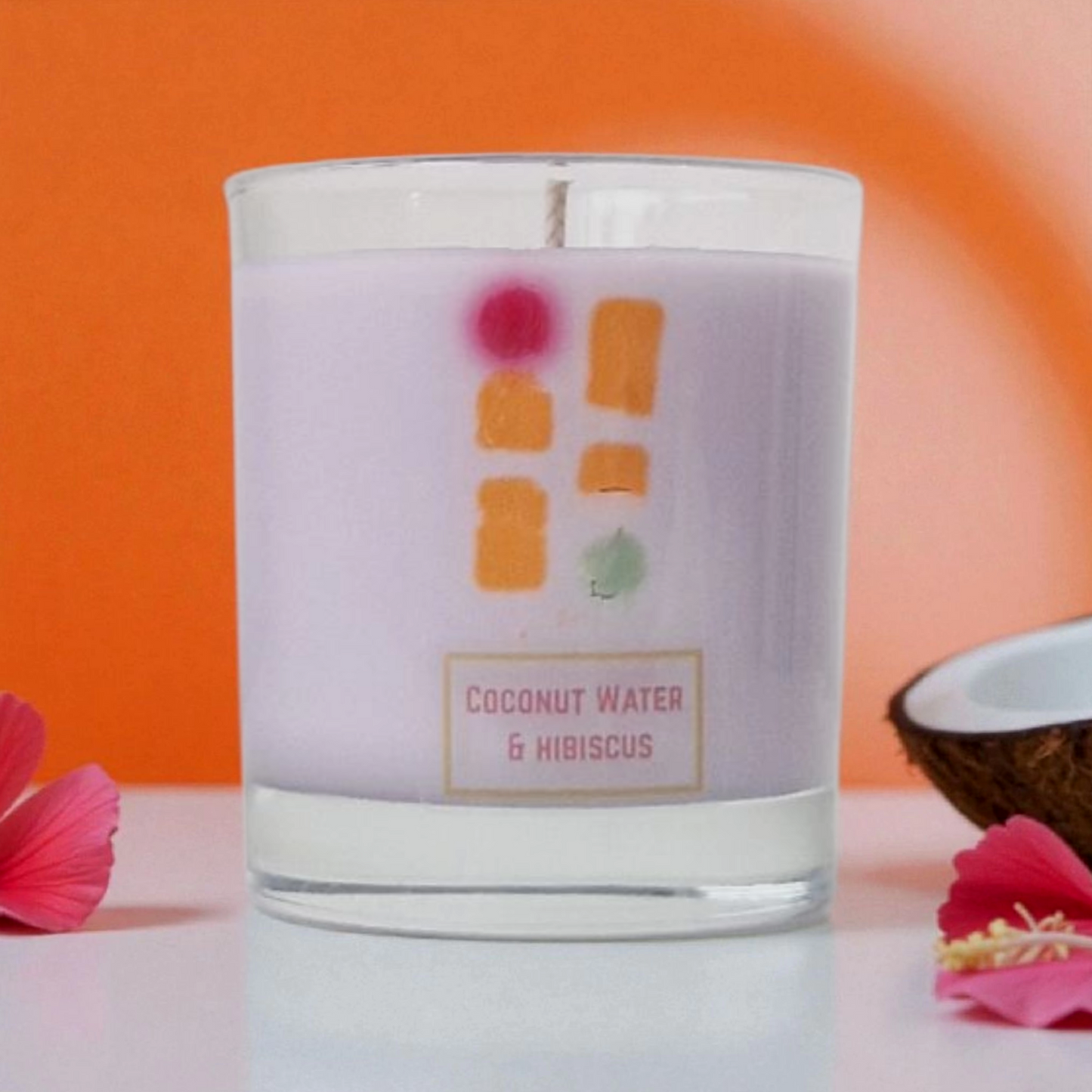 Coconut Water And Hibiscus | Hallowed Earth Collection | Premium Soy Wax Candle