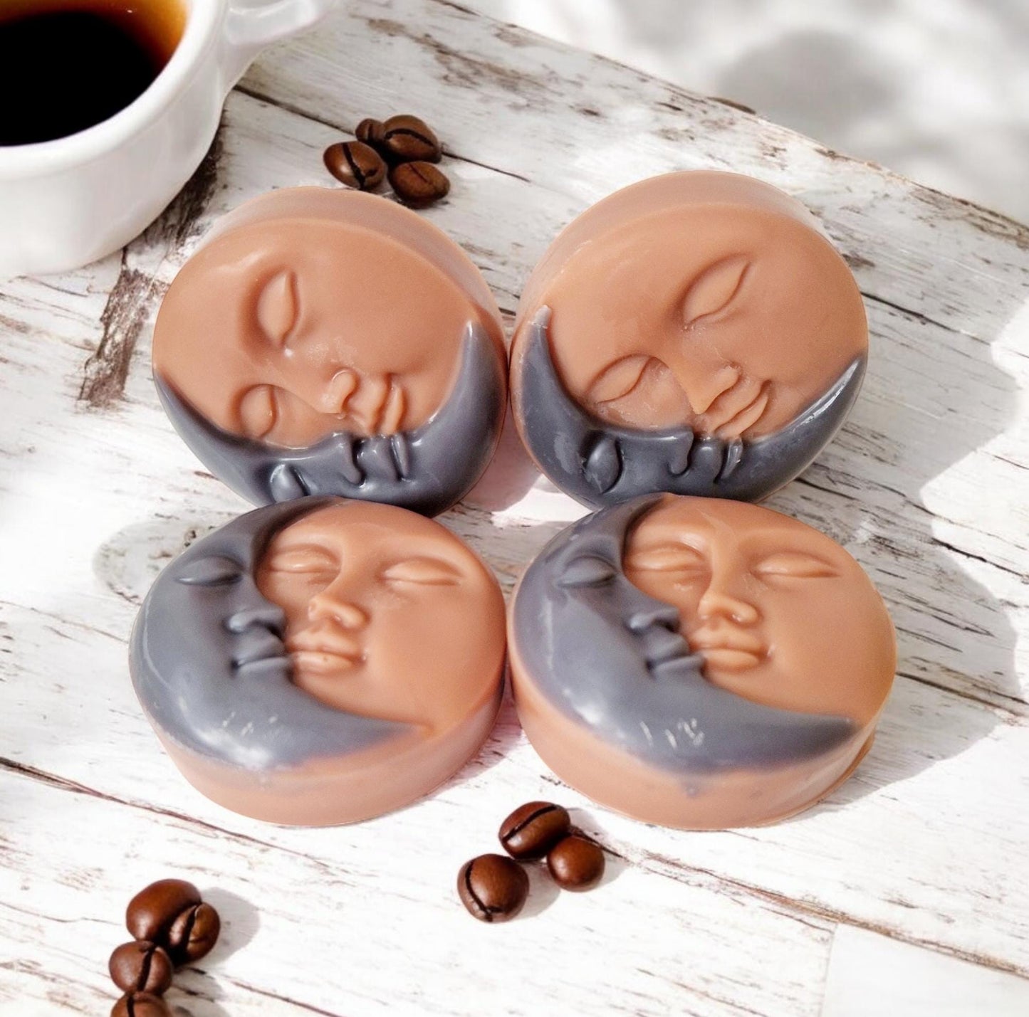 Coffee Amaretto Wax Melts | Large Botanical Soy Wax Melts | 100% Vegan And Non-Toxic | 4 x 50g