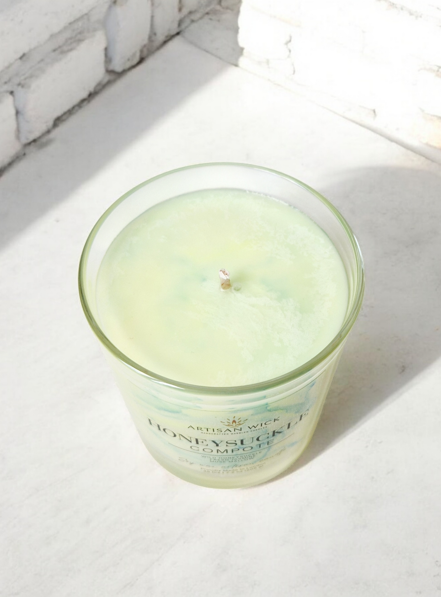 Honeysuckle Compote Signature Marbled Soy Candle