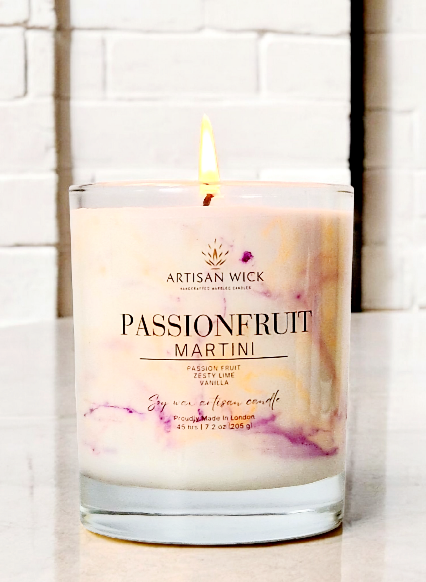 Passionfruit Martini Signature Marbled Soy Candle