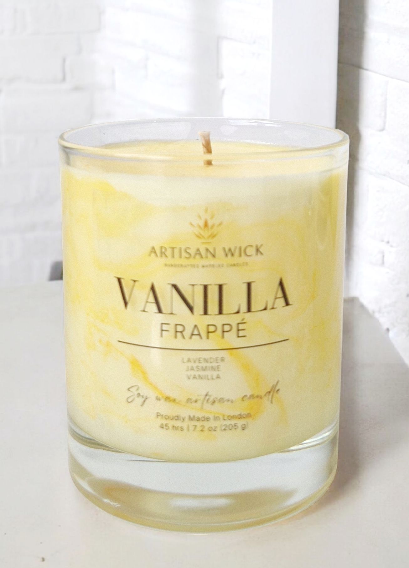 Vanilla Frappé Signature Marbled Soy Candle