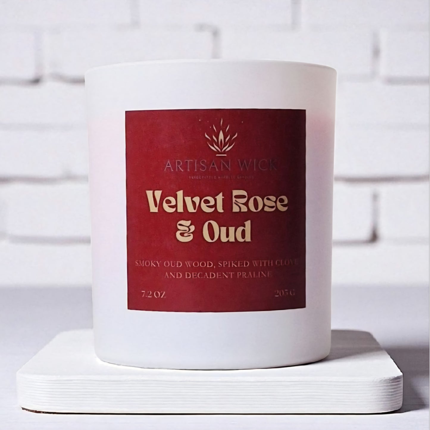 Velvet Rose And Oud Luxury Scented Soy Candle