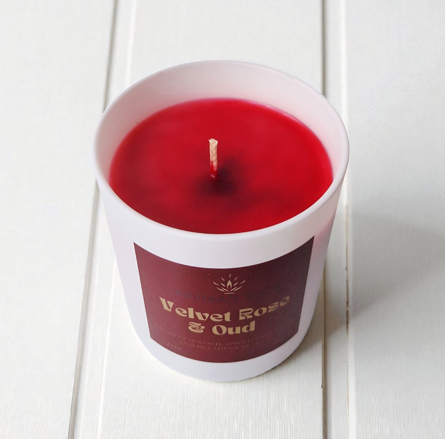 Velvet Rose And Oud Luxury Scented Soy Candle