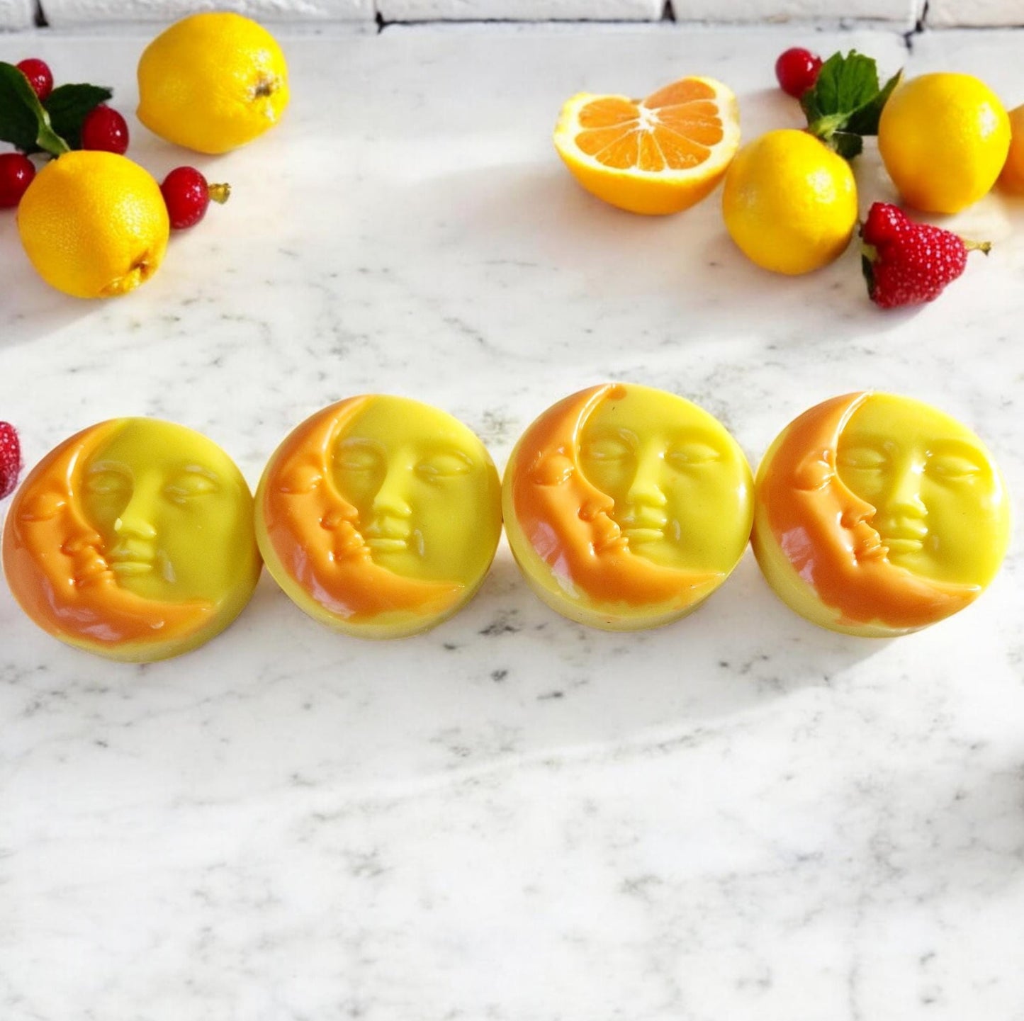 Sherbet Lemon Large Botanical Soy Wax Melts | 100% Vegan And Non-Toxic | 4 x 50g