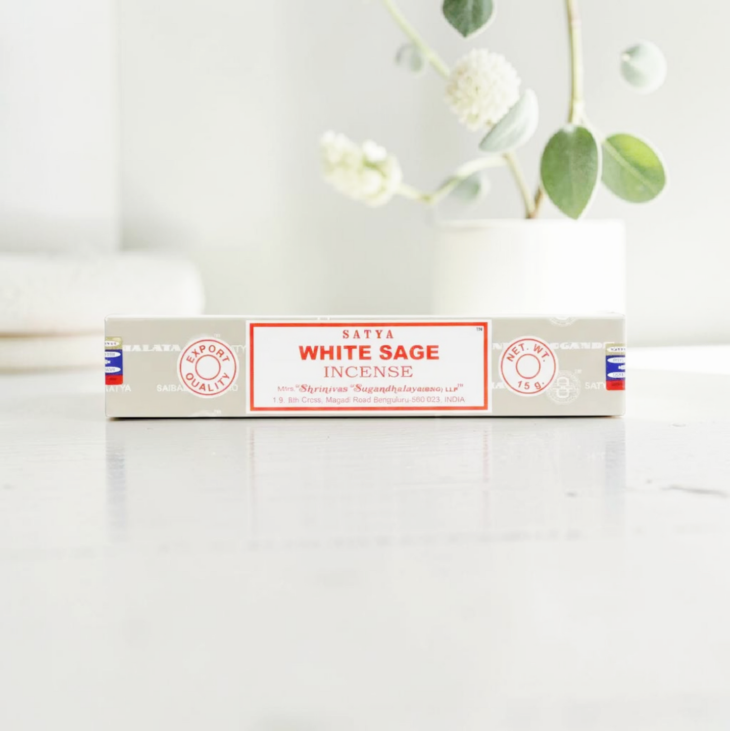 Artisanal White Sage Incense Sticks - 12 Sticks (15g)
