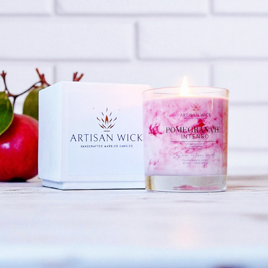 Pomegranate Intenso Signature Marbled Soy Candle