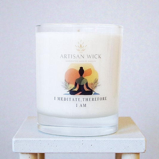Sage, Sea Salt & Bergamot Scented Meditation Candle