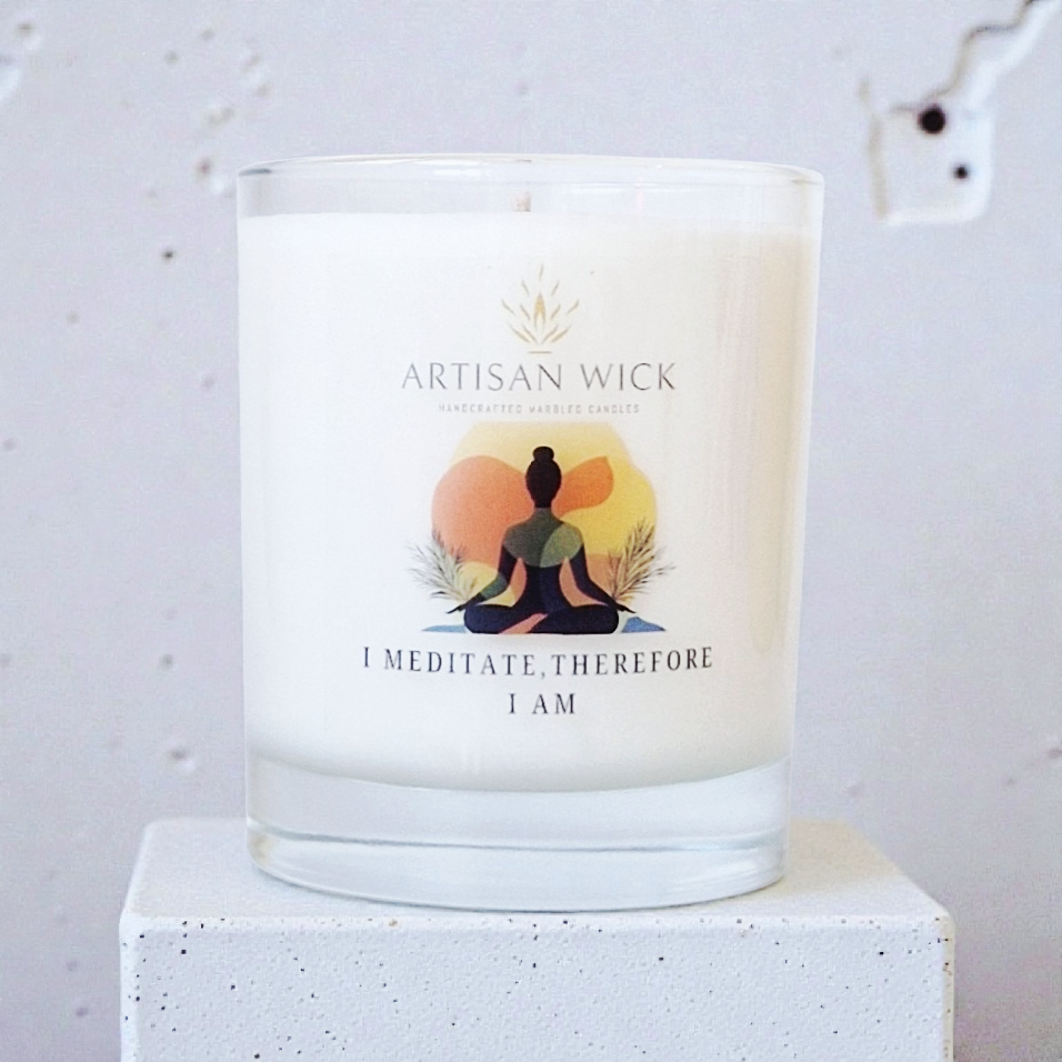 Sage, Sea Salt & Bergamot Scented Meditation Candle