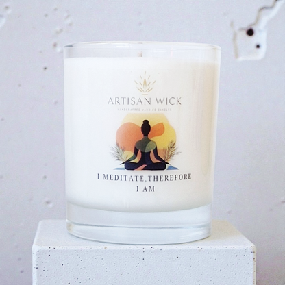 Sage, Sea Salt & Bergamot Scented Meditation Candle