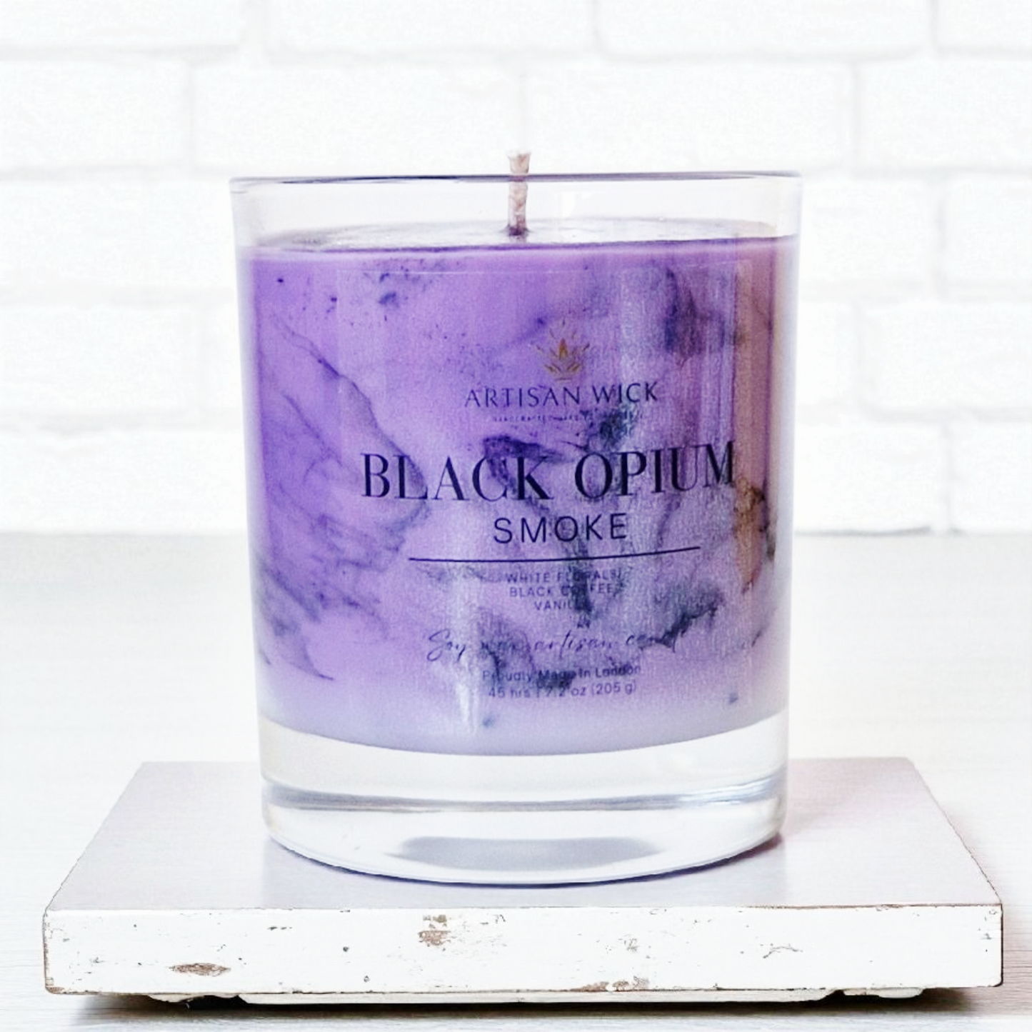 Black Opium Smoke Signature Marbled Soy Candle