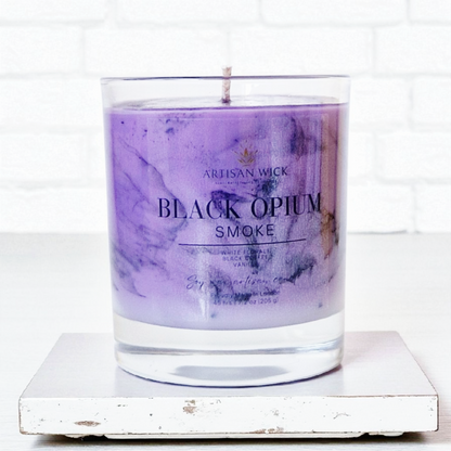 Black Opium Smoke Signature Marbled Soy Candle