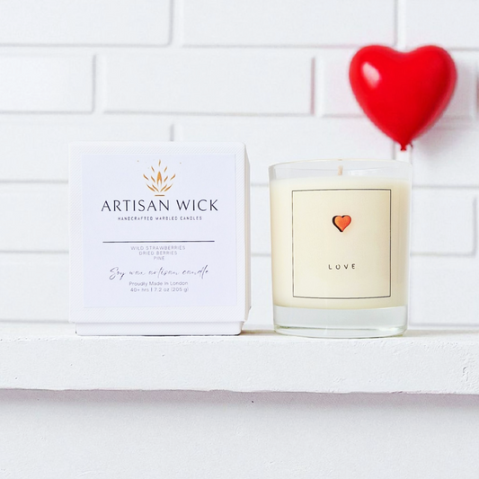 Strawberry Scented Love Candle