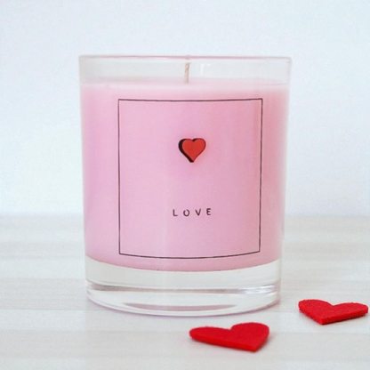Cherry Blossom And Rose Scented Love Candle