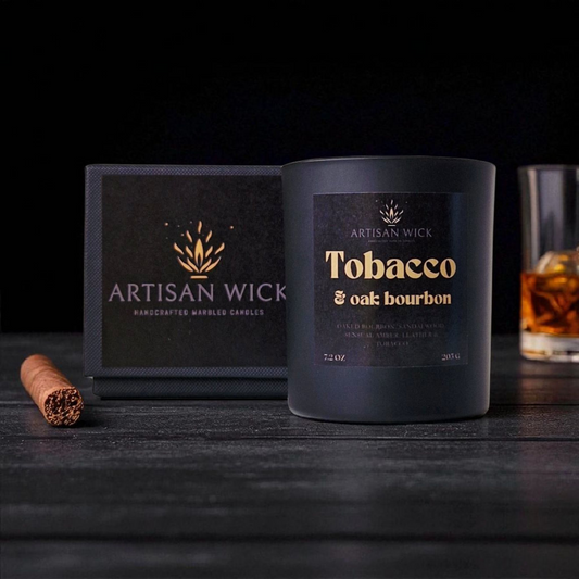 Tobacco And Oak Bourbon Luxury Scented Soy Candle