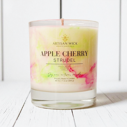 Apple Cherry Strudel Signature Marbled Soy Candle