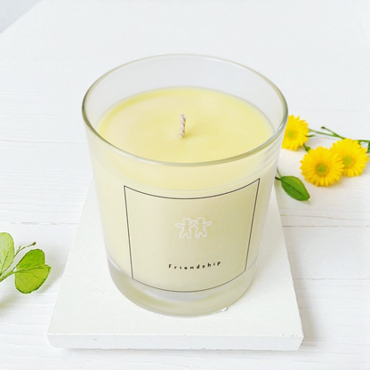 Cucumber, Sandalwood & Fresh Lemons Scented Friendship Candle