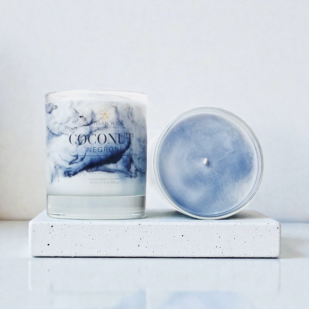Coconut Negroni Signature Marbled Soy Candle