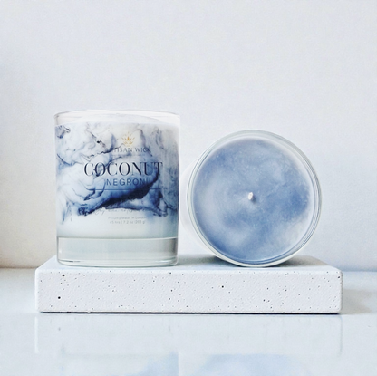 Coconut Negroni Signature Marbled Soy Candle