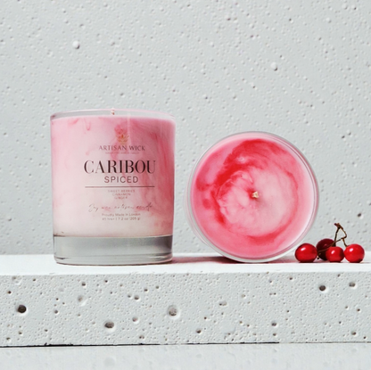 Caribou Spiced Signature Marbled Soy Candle