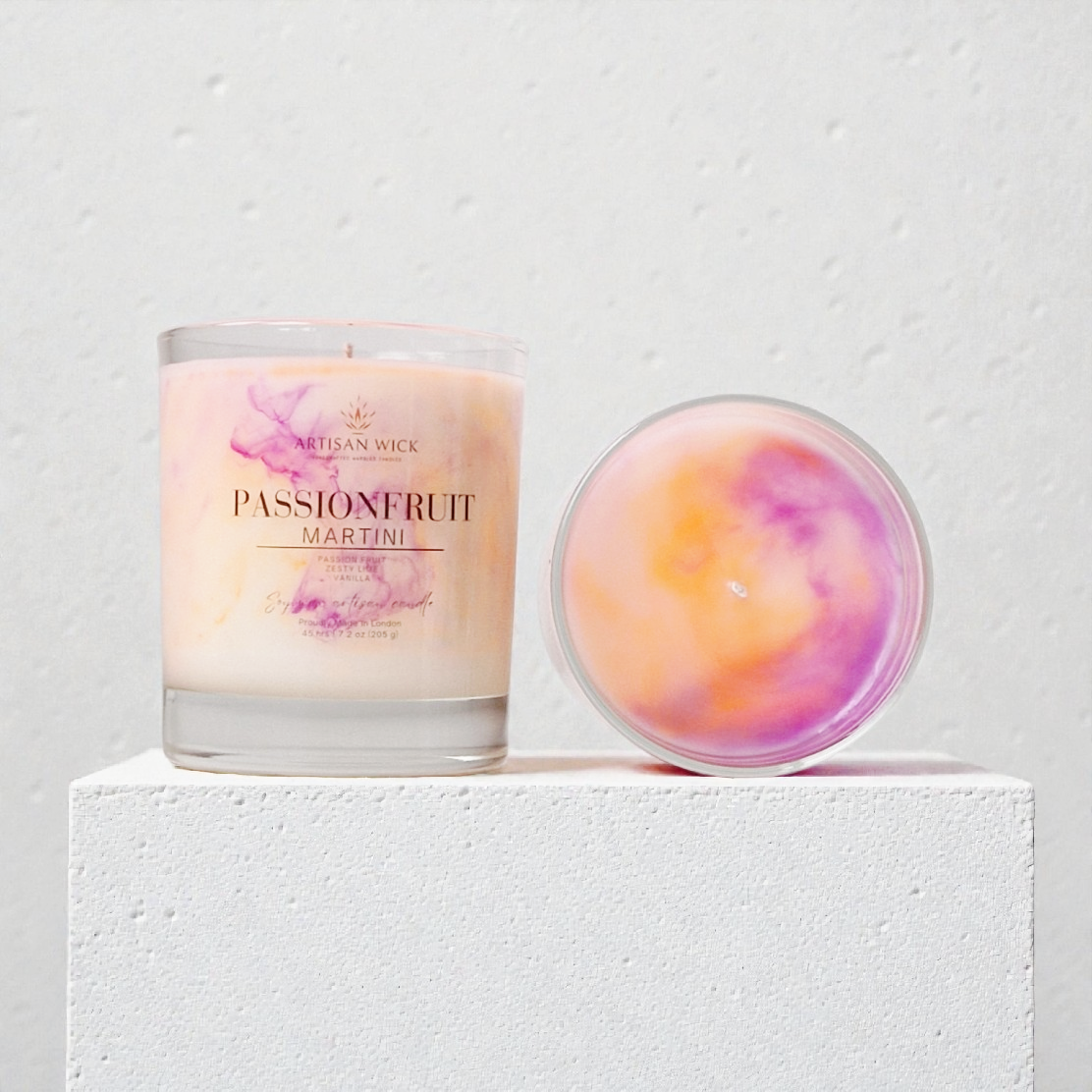 Passionfruit Martini Signature Marbled Soy Candle
