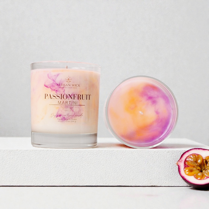 Passionfruit Martini Signature Marbled Soy Candle