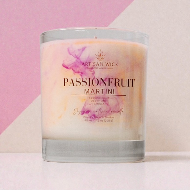 Passionfruit Martini Signature Marbled Soy Candle