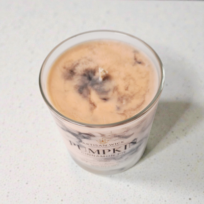 Pumpkin Cinnamon Pie Signature Marbled Soy Candle