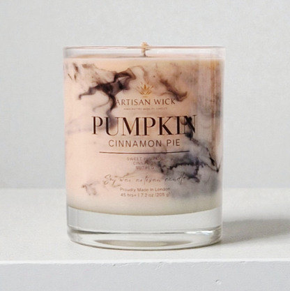 Pumpkin Cinnamon Pie Signature Marbled Soy Candle