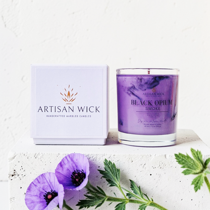 Black Opium Smoke Signature Marbled Soy Candle