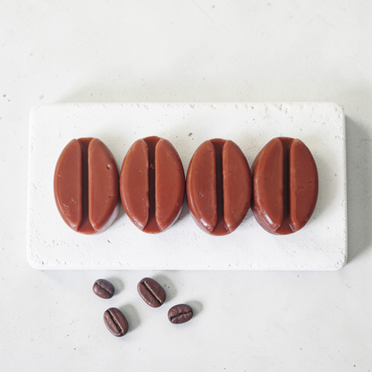 Coffee Amaretto Large Coffee Beans Soy Wax Melts: 4 x 25g