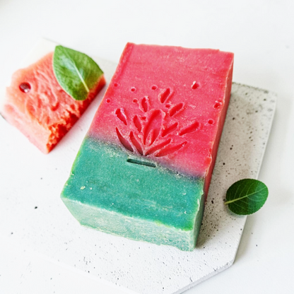 Handcrafted Watermelon Olive Oil Soap (120g)
