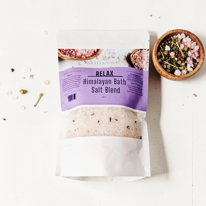 Himalayan Bath Salt Infused With 100% Essential Oils - RELAX