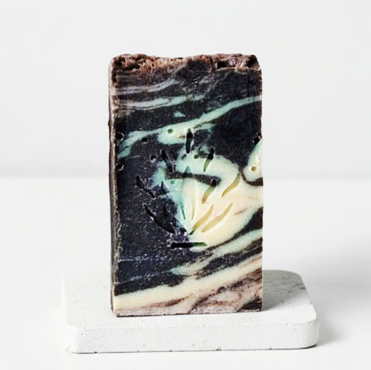 Handcrafted Cinnamon Olive Oil Soap (120g) + Bamboo Soap Dish