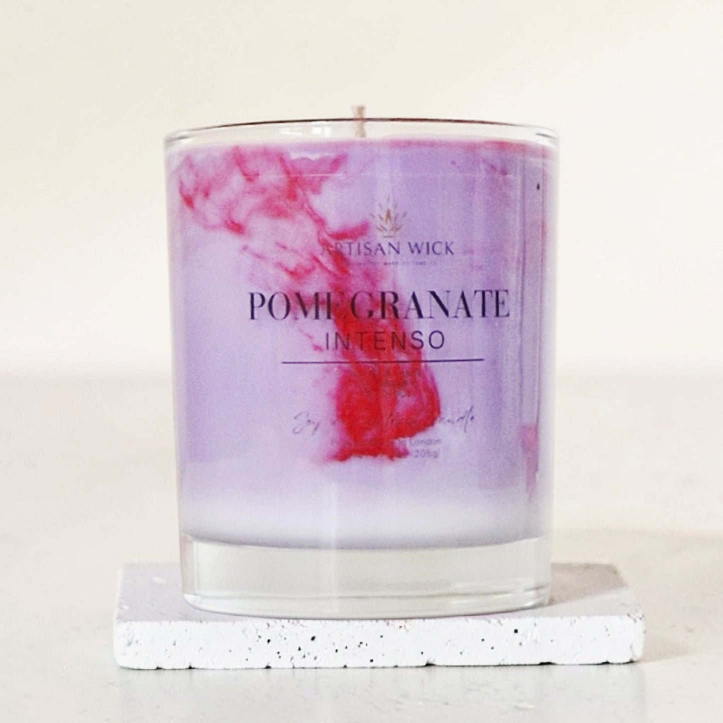 Pomegranate Intenso Signature Marbled Soy Candle