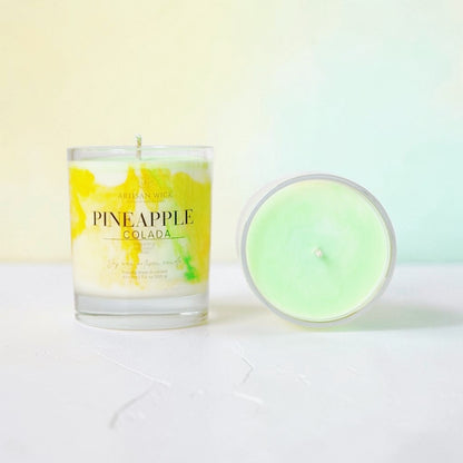 Pineapple Colada Signature Marbled Soy Candle
