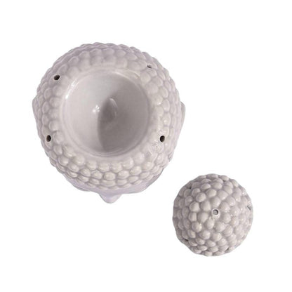 Buddha Head Wax + Oil Burner In Grey