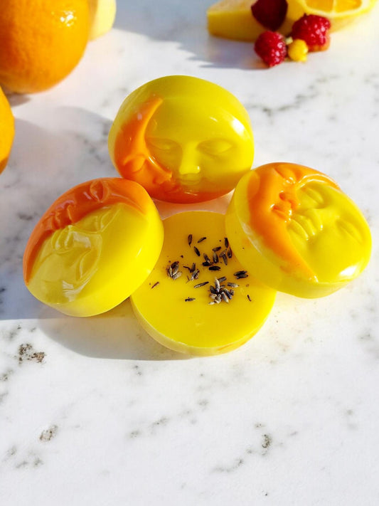 Sherbet Lemon Large Botanical Soy Wax Melts | 100% Vegan And Non-Toxic | 4 x 50g