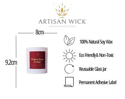 Velvet Rose And Oud Luxury Scented Soy Candle