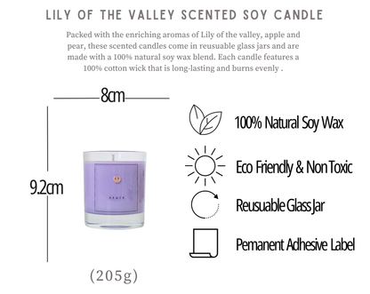Lily Of The Valley Scented Peace Candle