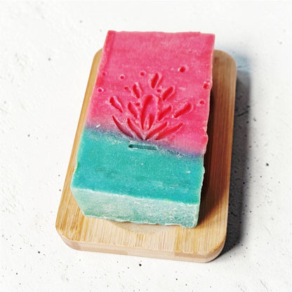 Handcrafted Watermelon Olive Oil Soap (120g)
