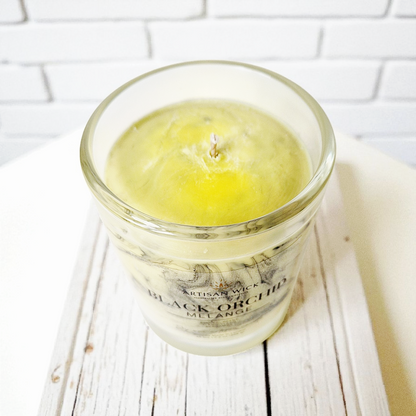 Black Orchid Melange Signature Marbled Soy Candle