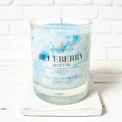 Blueberry Muffin Signature Marbled Soy Candle