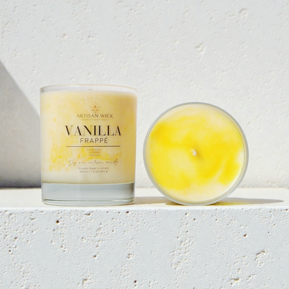 Vanilla Frappé Signature Marbled Soy Candle